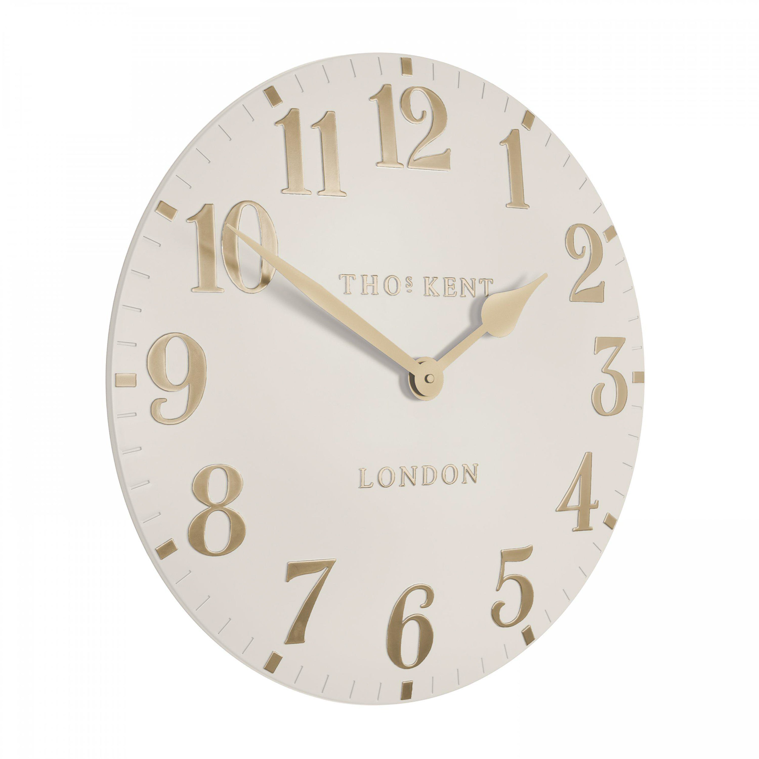 Arabic Oatmeal Wall Clock 20"